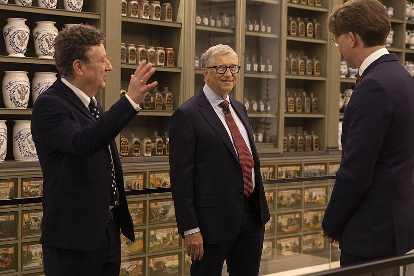 Prof. Dr. rer. nat. Wolfgang M. Heckl, Bill Gates and Prof. Dr. Matthias Tschöp